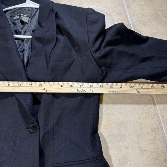 DKNY vintage blue double breasted blazer 100% wool size Y2K - Picture 5 of 5